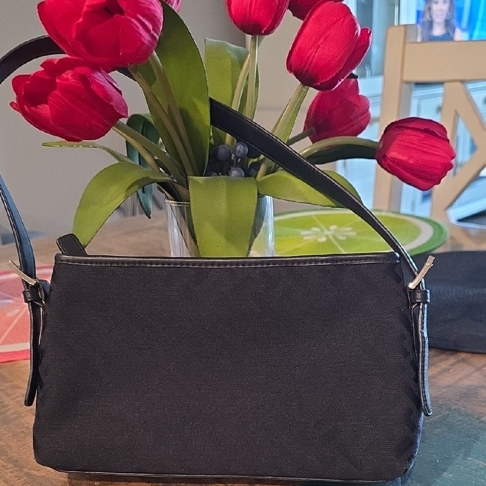 Talbots Classic Black Shoulder Bag